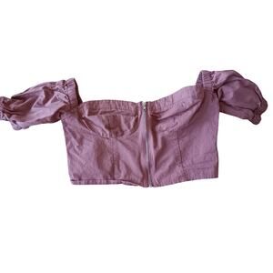 Nasty Gal Cropped corset top  US size 10